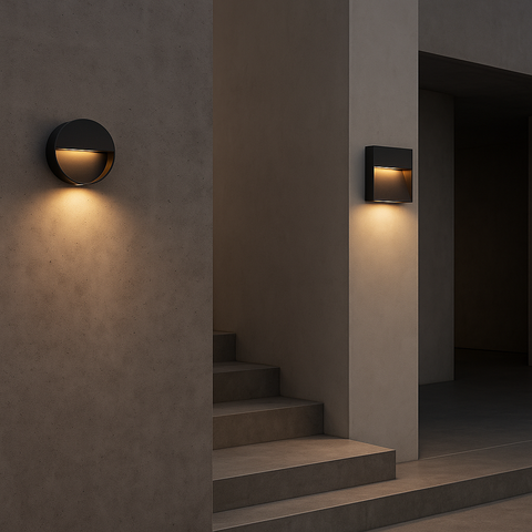 BERGUN Series – Square LED Decorative Wall Luminaire