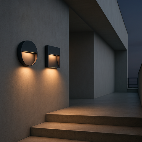 BERGUN Series – Square LED Decorative Wall Luminaire