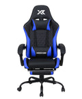 Apex PC Gaming Chair with Massage Function and Footrest, Blue