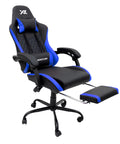 Apex PC Gaming Chair with Massage Function and Footrest, Blue