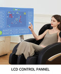 Zero Gravity Massage Chair, Shiatsu Massage Relaxation Recliner with Heating and Bluetooth, Brown