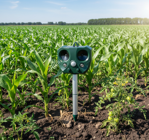 Solar Ultrasonic Animal Repeller