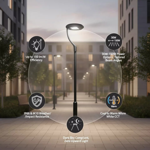 CHIASSO Series – Post LED Luminaire