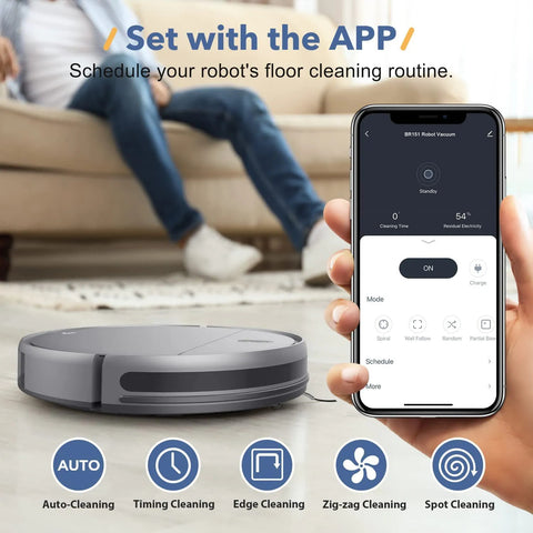 3-in-1 Robot Vacuum & Mop