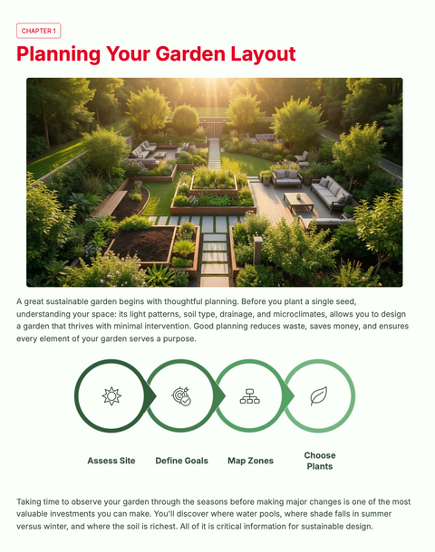 Eco-Friendly Garden Planner: Designing a Sustainable  Backyard Ecosystem