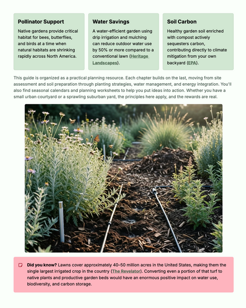 Eco-Friendly Garden Planner: Designing a Sustainable  Backyard Ecosystem