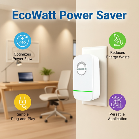 Electricity Power Saver Device, Reduce High Energy Bills, Stabilize Voltage & Cut Power Waste for Home & Office
