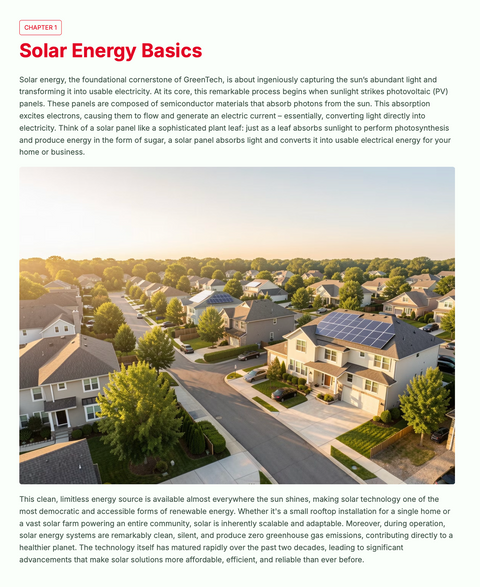 GreenTech Glossary: Understanding Solar, Batteries,  Inverters & Modern Energy Systems