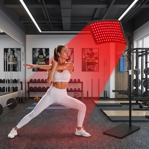 Adjustable Light Therapy Lamp, Relieve Joint Pain & Speed Recovery, Targeted Red & Infrared Treatment with Stand