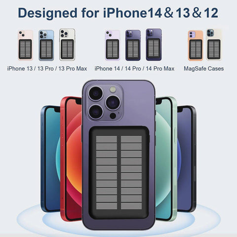 10000mAh Magnetic Wireless Solar Charger