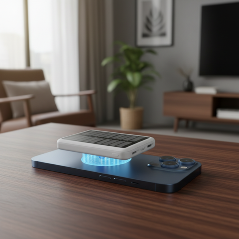 10000mAh Magnetic Wireless Solar Charger