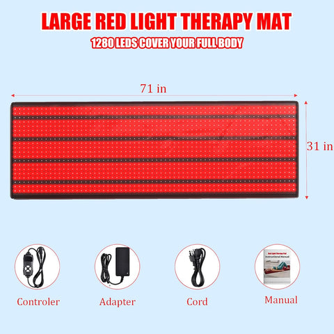 Full-Body Red Light Therapy Mat