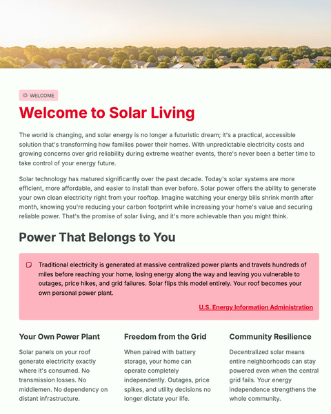 Solar Energy for Modern Homes: A Practical Guide to Savings & Energy Security