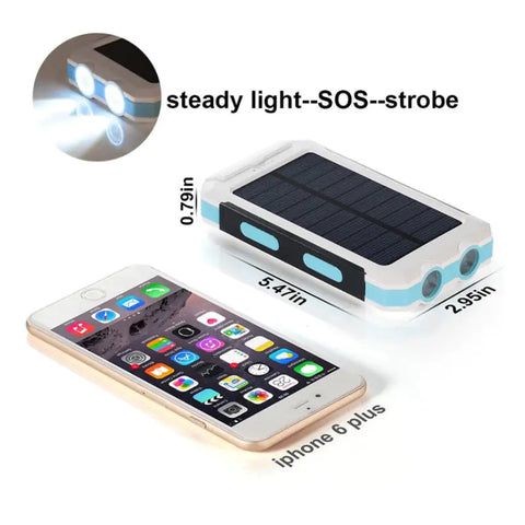 20,000mAh Waterproof Solar Charger