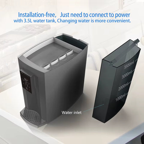 Water Purifier RO Free Installation RO Water Dispenser 4 Stages Filtration System UV Light Countertop Water Filter