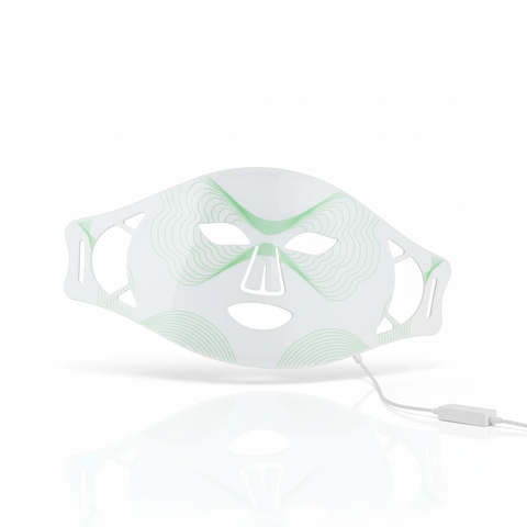 Anti-Aging LED Face Mask, Boost Collagen & Hydration, Professional Light Therapy Device for Skin Tightening